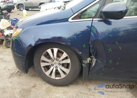 2014 Honda Odyssey Ex-L из США, поврежденный, VIN 5FNRL5H62EB061377